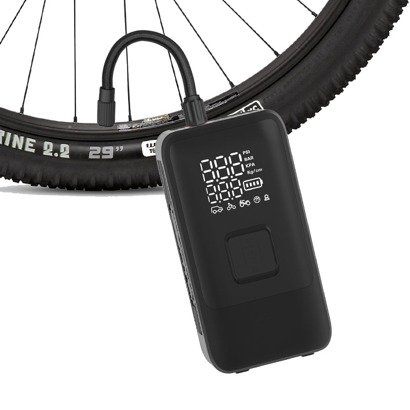 SH03 Portable Smart Air Pump Dual-Cylinder Tire Inflator with Power Bank Function SH03 Portable Smart Air Pump Dual-Cylinder Tire Inflator with Power Bank Function